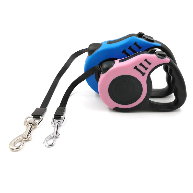 3 Meters 5 Meters Retractable Dog Leash Pet Leash Traction Rope Belt Automatic Flexible Leash For Small Medium Large Dog Product - Gangsterdog