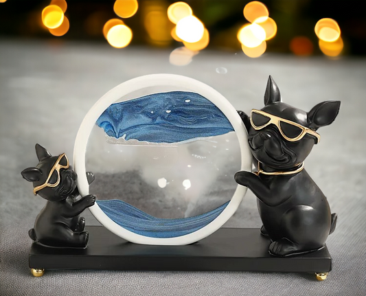 Bulldog Hourglass Ornament - Gangsterdog